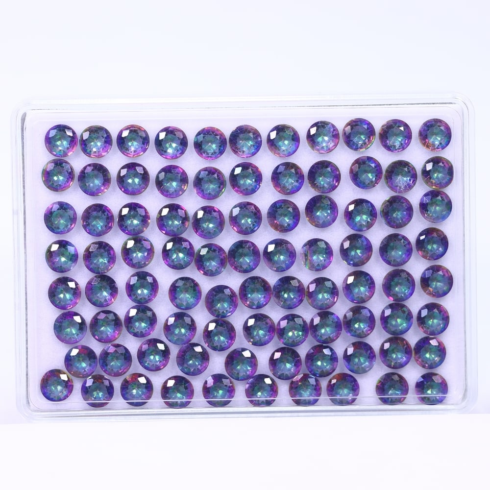 52.98Ct Mystic Topaz Set - Polished Faceted: Ksmith Jewels Global Welcome to our auction house, today auction brought to you by Ksmith Jewels Global based in Penang, Malaysia specialize in all kinds of opal and color gemstone both in manufacturi
