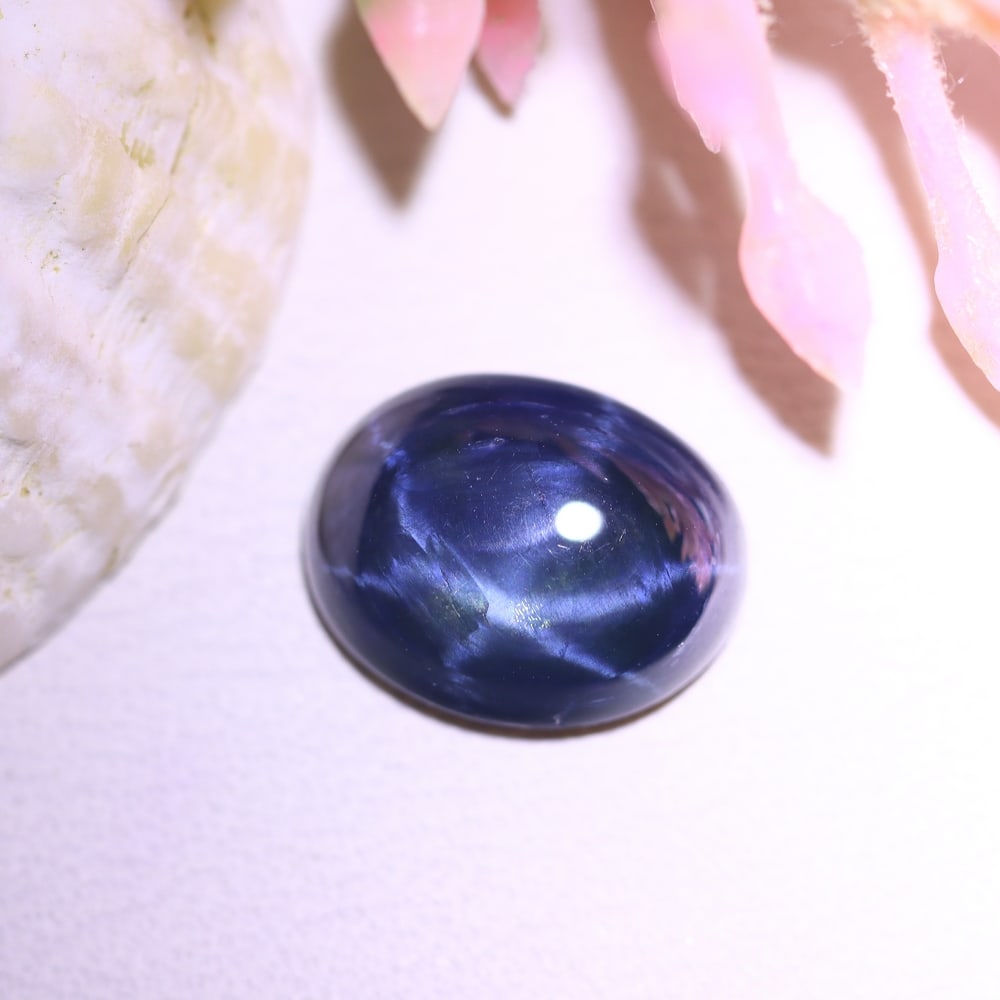 2.53Ct 6 Rays Blue Star Sapphire - Polished Cabochon: Ksmith Jewels Global Welcome to our auction house, today auction brought to you by Ksmith Jewels Global based in Penang, Malaysia specialize in all kinds of opal and color gemstone both in manufacturi