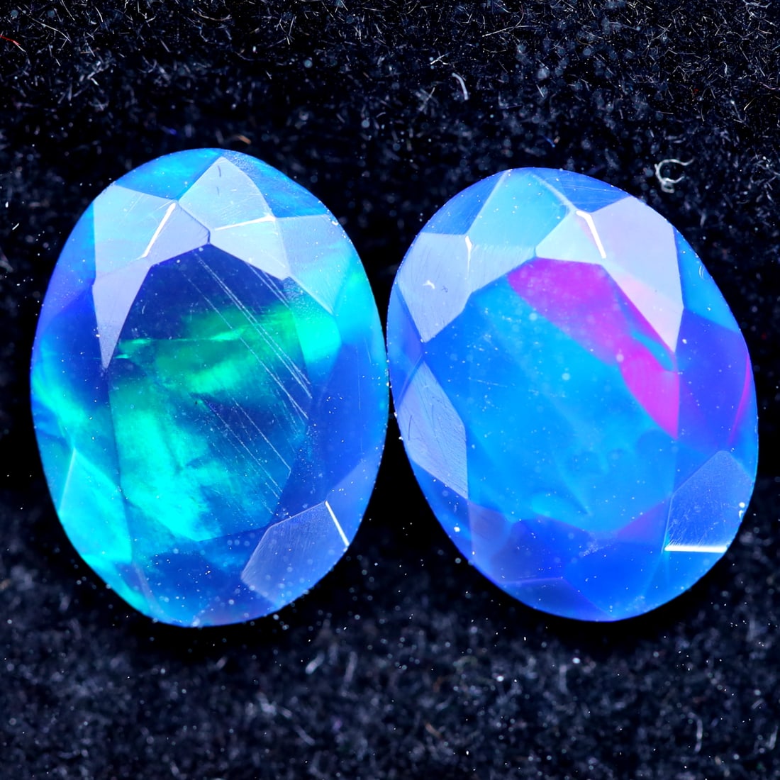 2.76Ct Natural Ethiopian Smoked Faceted Welo Opal Pair: Ksmith Jewels Global Welcome to our auction house, today auction brought to you by Ksmith Jewels Global based in Penang, Malaysia specialize in all kinds of opal and color gemstone both in manufacturi