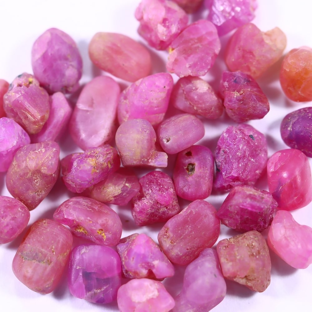 65Ct Raw Ruby Freeform Set - Rough Specimen (1 of 2)