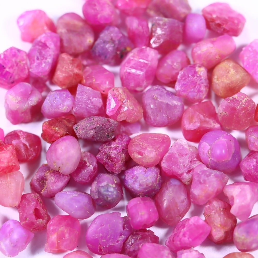 67Ct Raw Ruby Freeform Set - Rough Specimen (1 of 2)