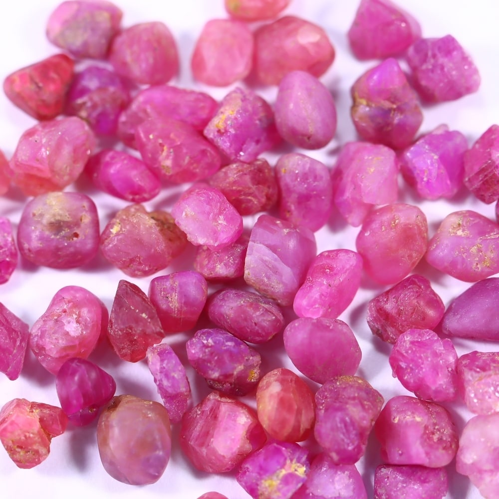 60Ct Raw Ruby Freeform Set - Rough Specimen (1 of 2)