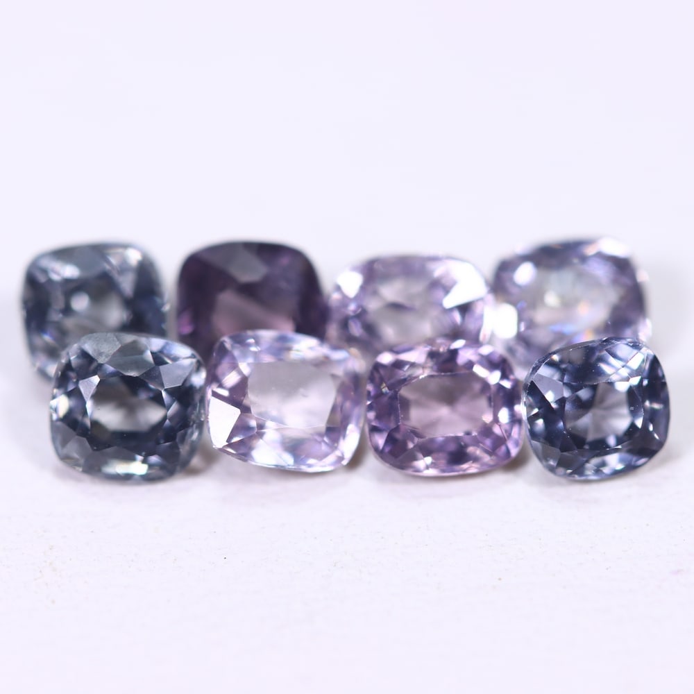 3.49Ct Spinel Set - Polished Faceted: Ksmith Jewels Global Welcome to our auction house, today auction brought to you by Ksmith Jewels Global based in Penang, Malaysia specialize in all kinds of opal and color gemstone both in manufacturi