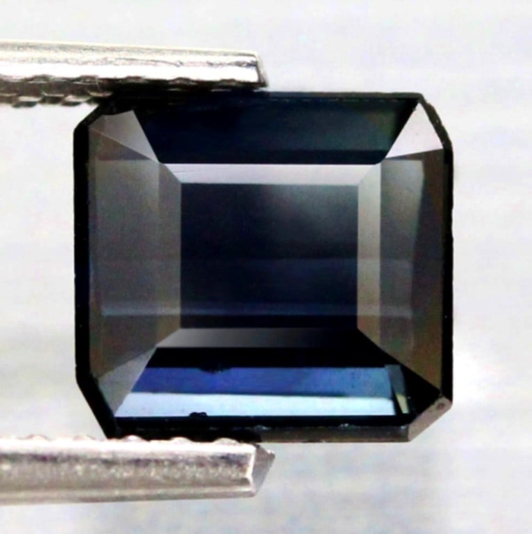 Tourmaline 1.33Ct Emerald Cut Natural Mozambique Indicolite Tourmaline: Ksmith Jewels Global Welcome to our auction house, today auction brought to you by Ksmith Jewels Global based in Penang, Malaysia specialize in all kinds of opal and color gemstone both in manufacturi