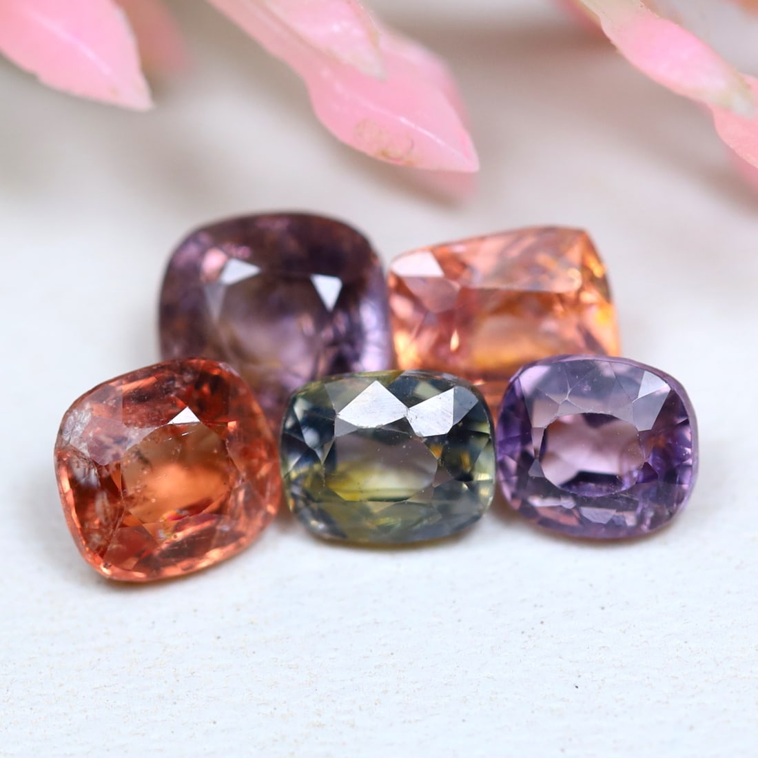 3.12Ct Natural Multi Color Cushion Burmese Spinel in Lot: Ksmith Jewels Global Welcome to our auction house, today auction brought to you by Ksmith Jewels Global based in Penang, Malaysia specialize in all kinds of opal and color gemstone both in manufacturi