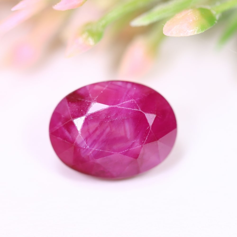 6.48Ct Red Ruby - Polished Faceted (1 of 3)