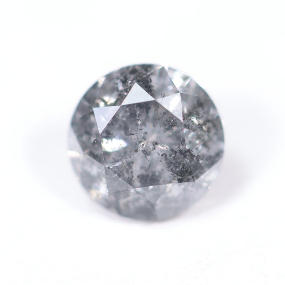 0.96Ct Salt and Pepper Diamond - Polished Faceted: Ksmith Jewels Global Welcome to our auction house, today auction brought to you by Ksmith Jewels Global based in Penang, Malaysia specialize in all kinds of opal and color gemstone both in manufacturi