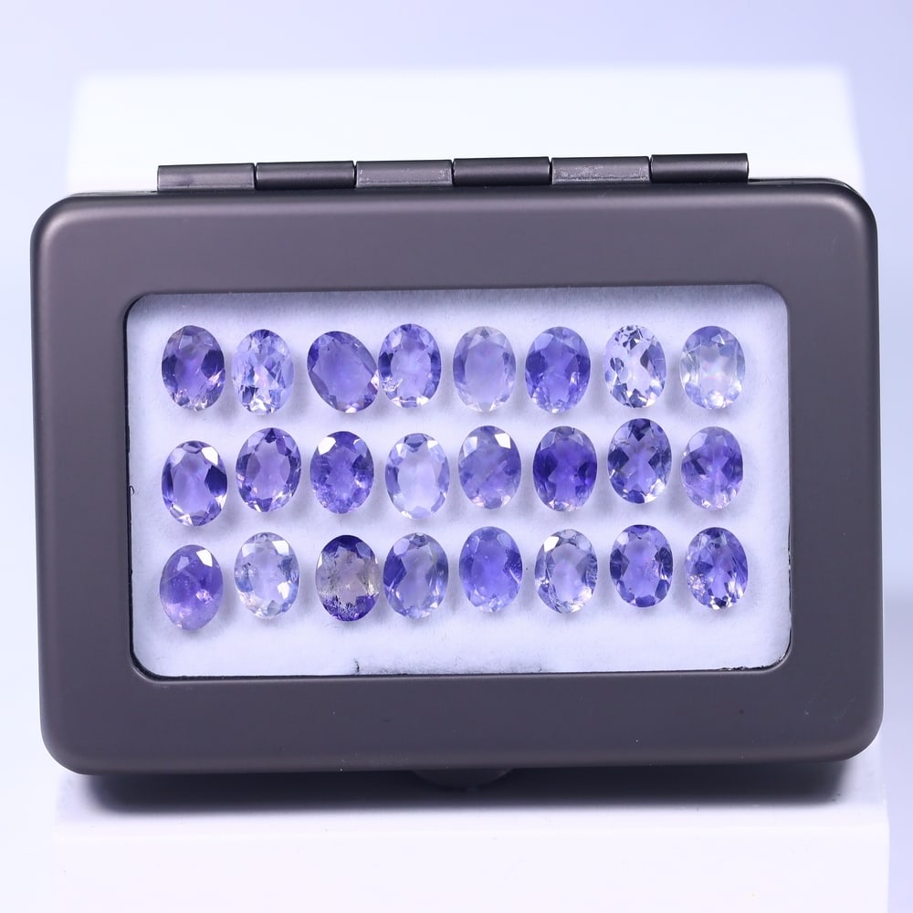 23.25Ct Iolite Set - Polished Faceted: Ksmith Jewels Global Welcome to our auction house, today auction brought to you by Ksmith Jewels Global based in Penang, Malaysia specialize in all kinds of opal and color gemstone both in manufacturi
