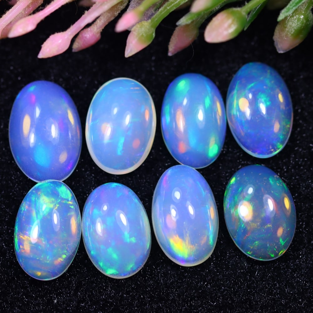 12.62Ct Welo Opal Set - Ethiopian Opal: Ksmith Jewels Global Welcome to our auction house, today auction brought to you by Ksmith Jewels Global based in Penang, Malaysia specialize in all kinds of opal and color gemstone both in manufacturi