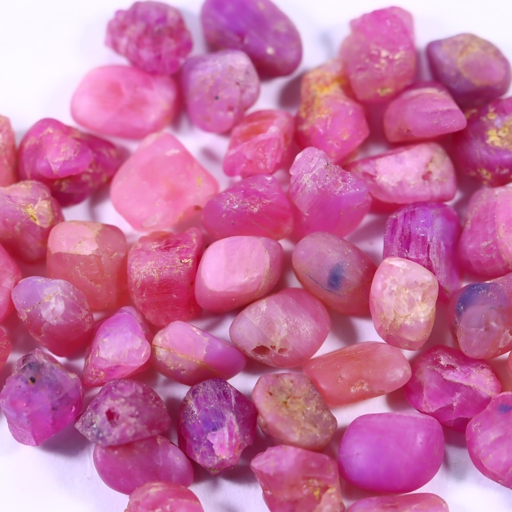 75Ct Raw Ruby Freeform Set - Rough Specimen (1 of 2)