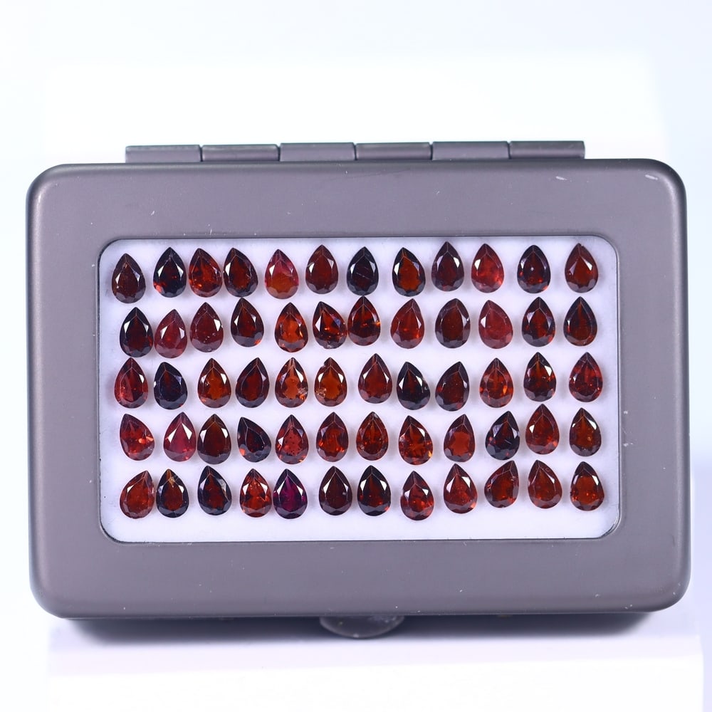 29.93Ct Almandine Garnet - Polished Faceted - Pear Faceted: Ksmith Jewels Global Welcome to our auction house, today auction brought to you by Ksmith Jewels Global based in Penang, Malaysia specialize in all kinds of opal and color gemstone both in manufacturi