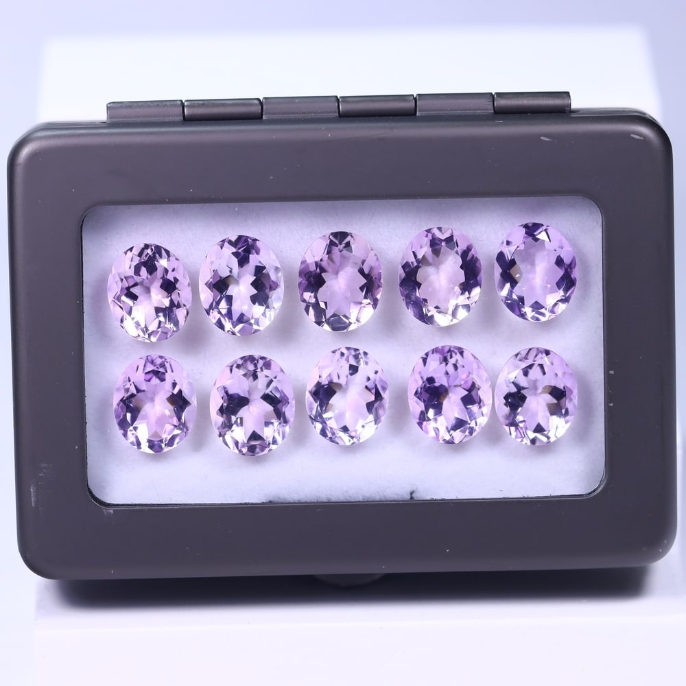 43.66Ct Amethyst Set - Polished Faceted: Ksmith Jewels Global Welcome to our auction house, today auction brought to you by Ksmith Jewels Global based in Penang, Malaysia specialize in all kinds of opal and color gemstone both in manufacturi