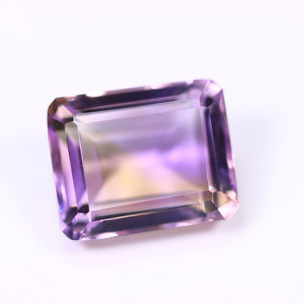 16Ct Ametrine Faceted - Polished Rectangle: Ksmith Jewels Global Welcome to our auction house, today auction brought to you by Ksmith Jewels Global based in Penang, Malaysia specialize in all kinds of opal and color gemstone both in manufacturi