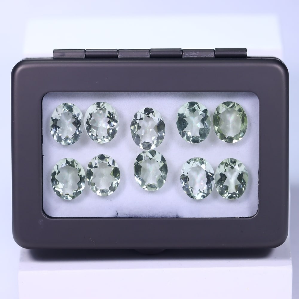 39.46Ct Green Amethyst Set - Polished Faceted: Ksmith Jewels Global Welcome to our auction house, today auction brought to you by Ksmith Jewels Global based in Penang, Malaysia specialize in all kinds of opal and color gemstone both in manufacturi