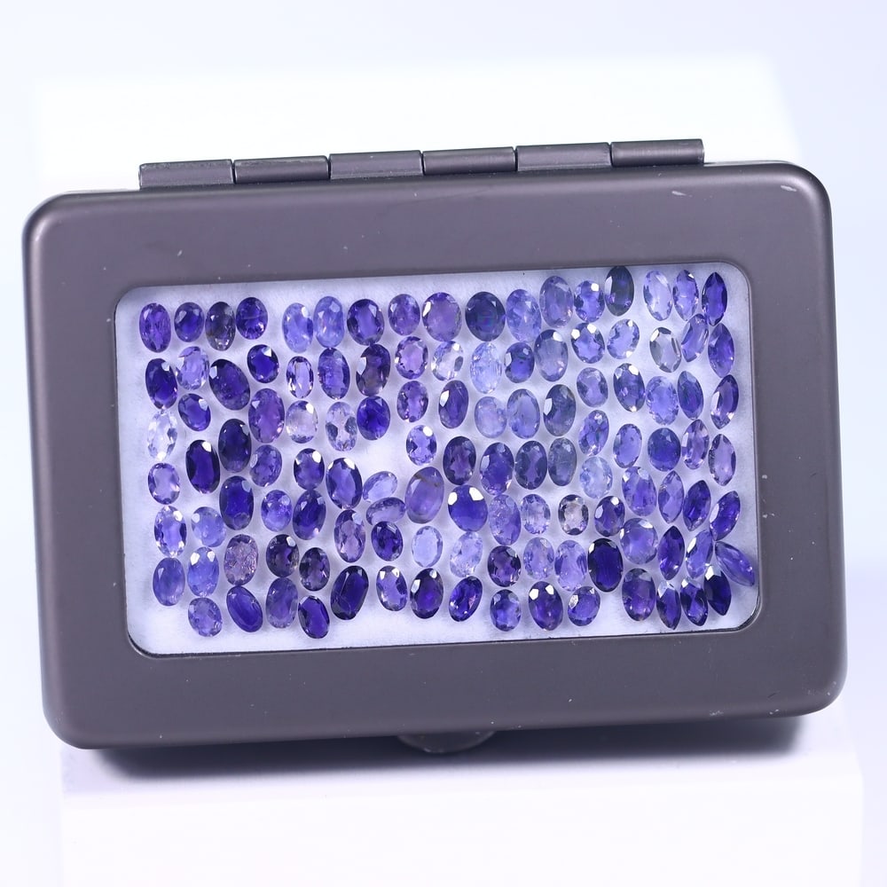 25.53Ct Iolite Set - Polished Faceted: Ksmith Jewels Global Welcome to our auction house, today auction brought to you by Ksmith Jewels Global based in Penang, Malaysia specialize in all kinds of opal and color gemstone both in manufacturi