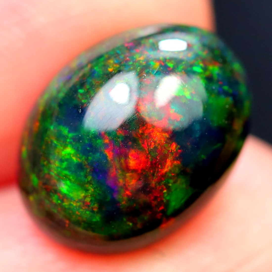 2.37Ct Natural Ethiopian Welo Smoked Opal - Ethiopian Opal - Oval Cabochon: Ksmith Jewels Global Welcome to our auction house, today auction brought to you by Ksmith Jewels Global based in Penang, Malaysia specialize in all kinds of opal and color gemstone both in manufacturi