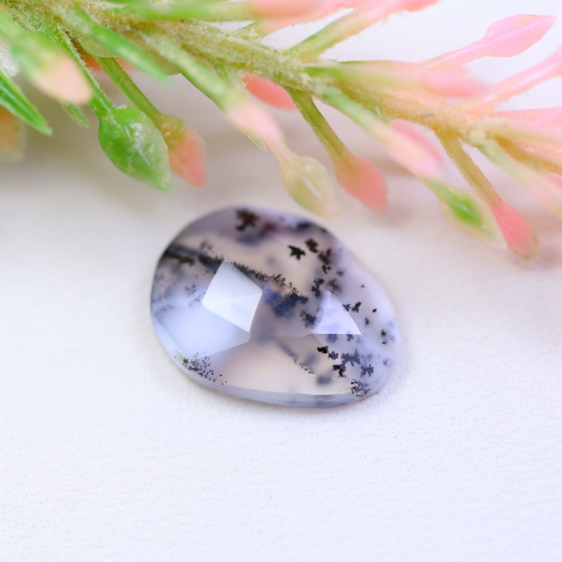 3.33Ct Natural Dendrite Opal Gemstone - Australia Dendrite Opal - Rose Cut Gemstone (OT6656): Ksmith Jewels Global Welcome to our auction house, today auction brought to you by Ksmith Jewels Global based in Penang, Malaysia specialize in all kinds of opal and color gemstone both in manufacturi