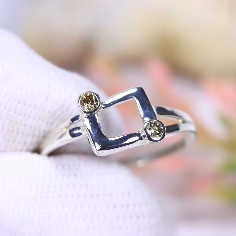 1.0g Natural Diamond Sterling Silver 925 Ring - Size US 6.25: Ksmith Jewels Global Welcome to our auction house, today auction brought to you by Ksmith Jewels Global based in Penang, Malaysia specialize in all kinds of opal, diamond and color gemstone both in ma