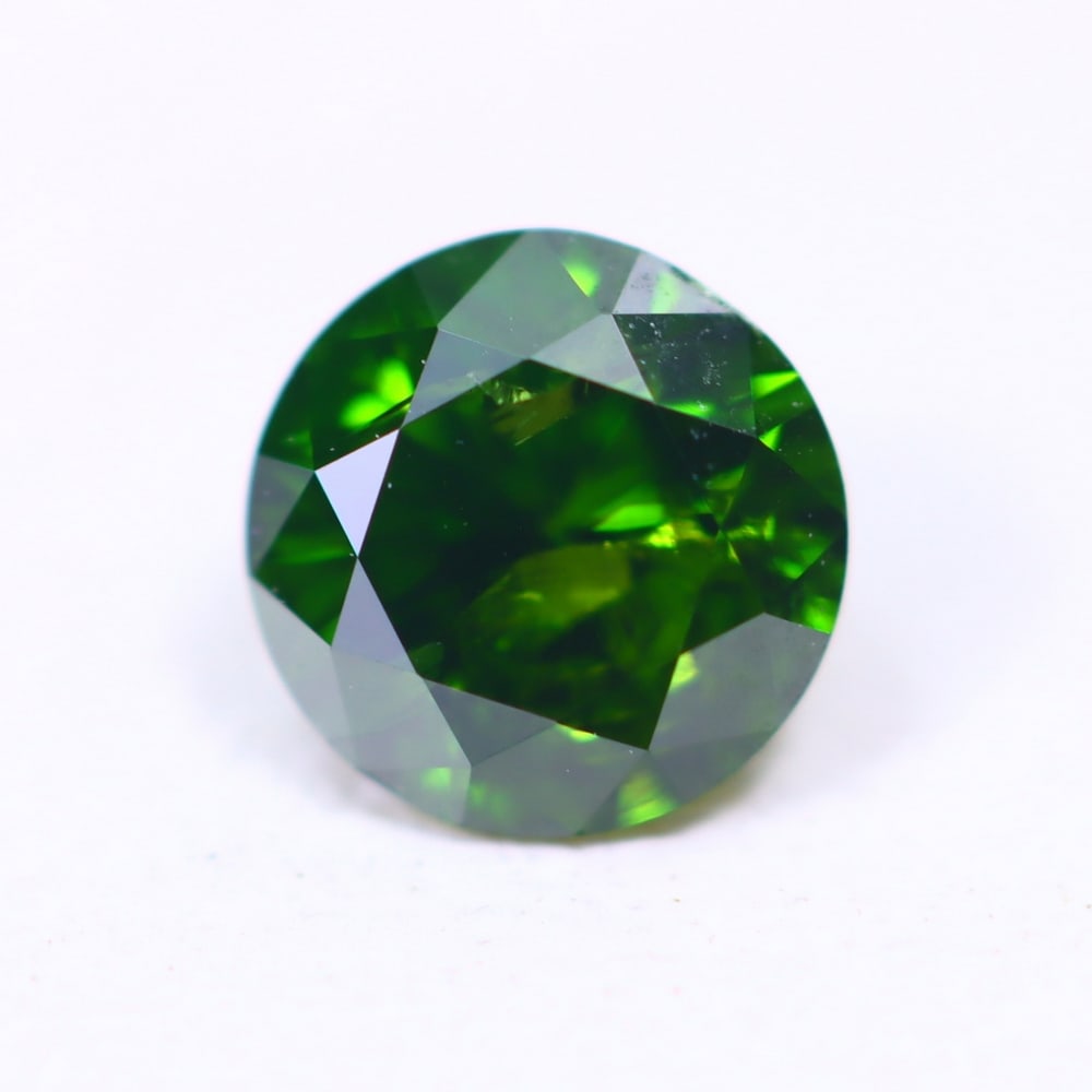 0.38ct Green Diamond 4.6mm - Natural Diamond, Loose Diamond: Ksmith Jewels Global Welcome to our auction house, today auction brought to you by Ksmith Jewels Global based in Penang, Malaysia specialize in all kinds of opal, diamond and color gemstone both in ma