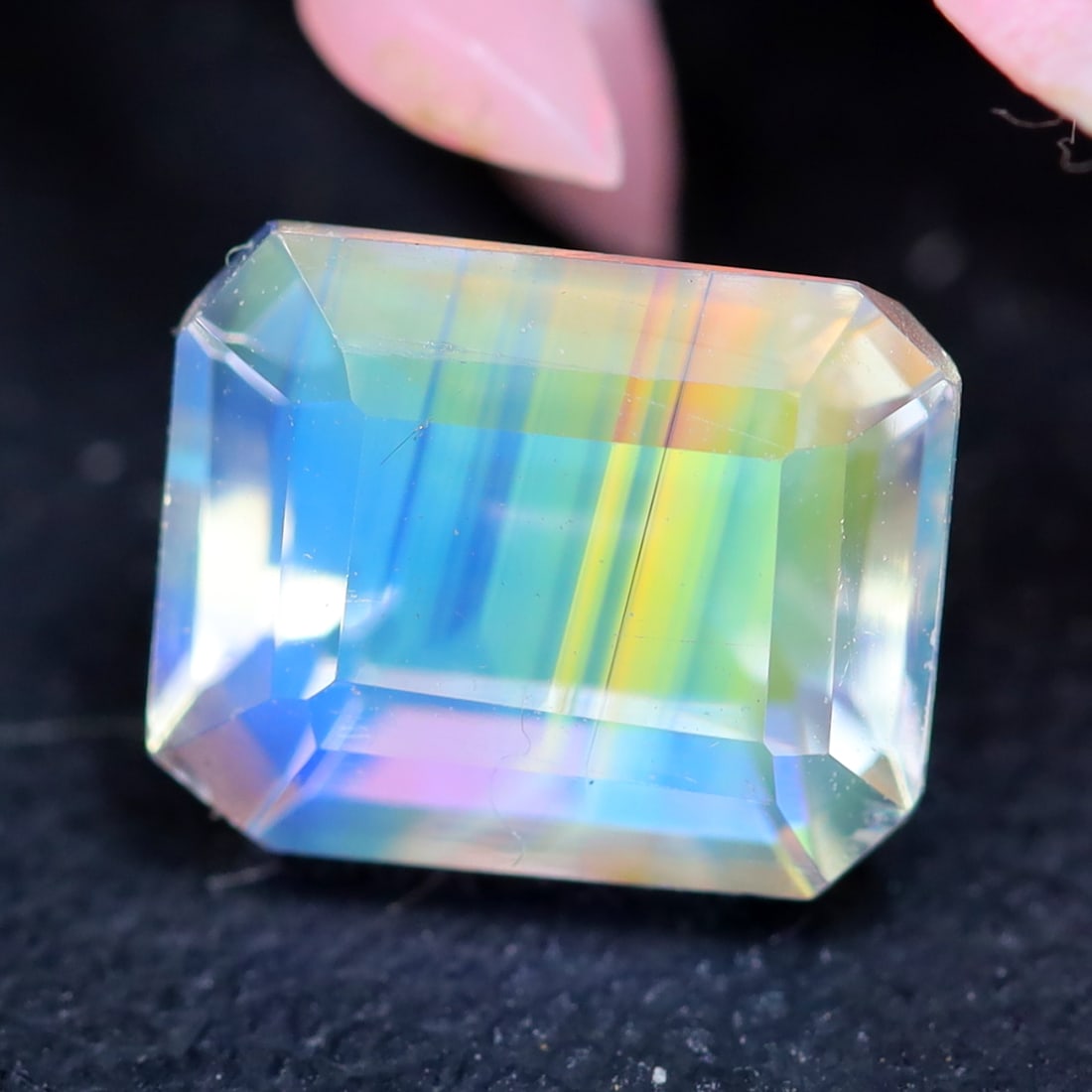 Madagascar Moonstone 2.03Ct Natural Flashy Ranbow Madagascar Moonstone for Jewelry: Ksmith Jewels Global Welcome to our auction house, today auction brought to you by Ksmith Jewels Global based in Penang, Malaysia specialize in all kinds of opal and color gemstone both in manufacturi
