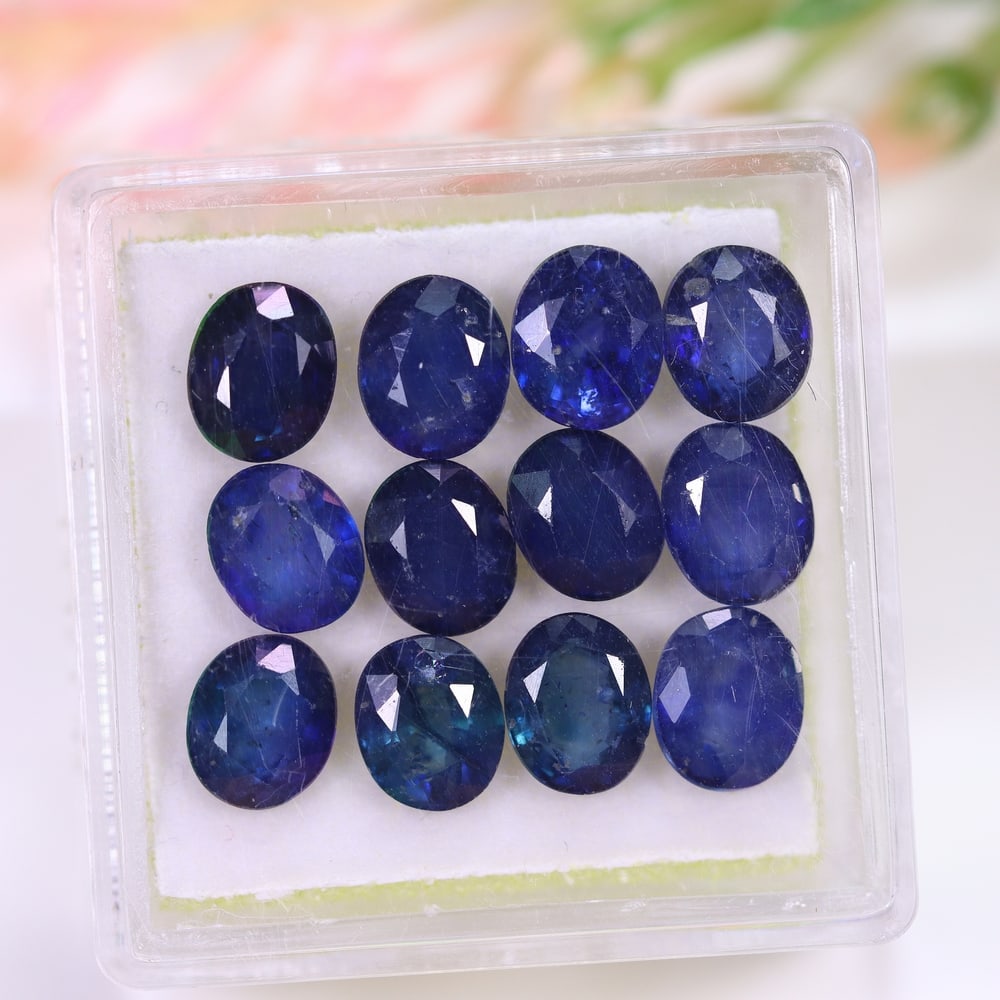 10.30Ct Blue Sapphire Set - Polished Faceted: Ksmith Jewels Global Welcome to our auction house, today auction brought to you by Ksmith Jewels Global based in Penang, Malaysia specialize in all kinds of opal and color gemstone both in manufacturi