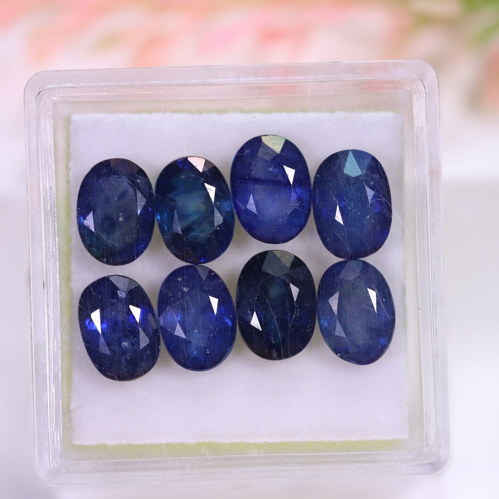 10.22Ct Blue Sapphire Set - Polished Faceted: Ksmith Jewels Global Welcome to our auction house, today auction brought to you by Ksmith Jewels Global based in Penang, Malaysia specialize in all kinds of opal and color gemstone both in manufacturi