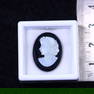 Natural Lightning Ridge Opal Carving on Black Onyx