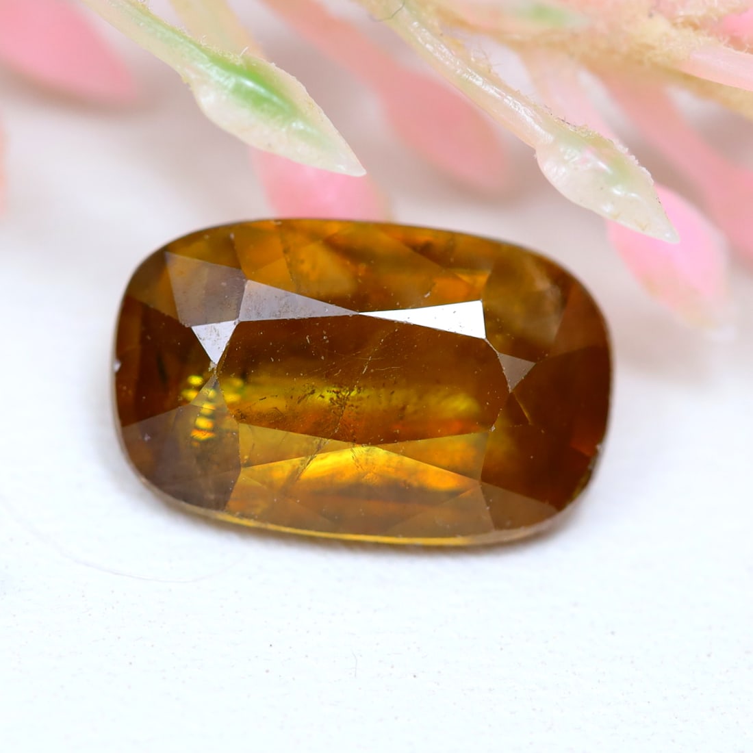 2.36Ct Natural Yellowish Brown Madagascar Sphene: Ksmith Jewels Global Welcome to our auction house, today auction brought to you by Ksmith Jewels Global based in Penang, Malaysia specialize in all kinds of opal and color gemstone both in manufacturi