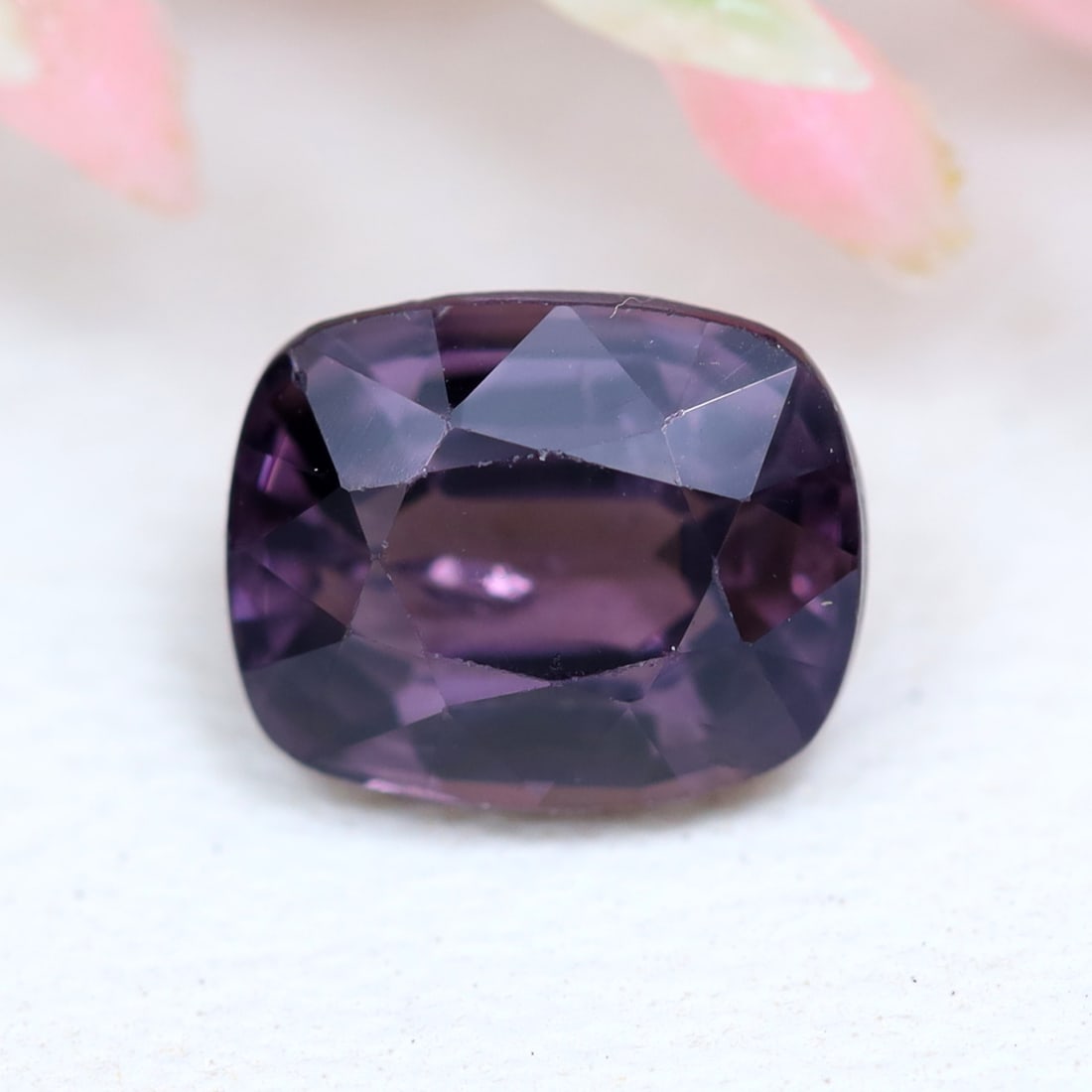 1.21Ct Natural Purplish Cushion Cut Burmese Spinel Gemstone: Ksmith Jewels Global Welcome to our auction house, today auction brought to you by Ksmith Jewels Global based in Penang, Malaysia specialize in all kinds of opal and color gemstone both in manufacturi