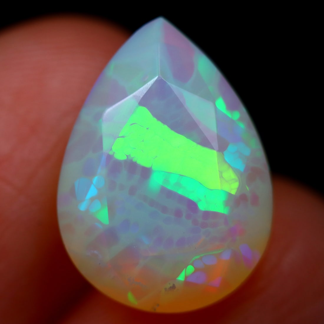 5.61Ct Natural Ethiopian Faceted Welo Opal - Ethiopian Opal (1 of 5)