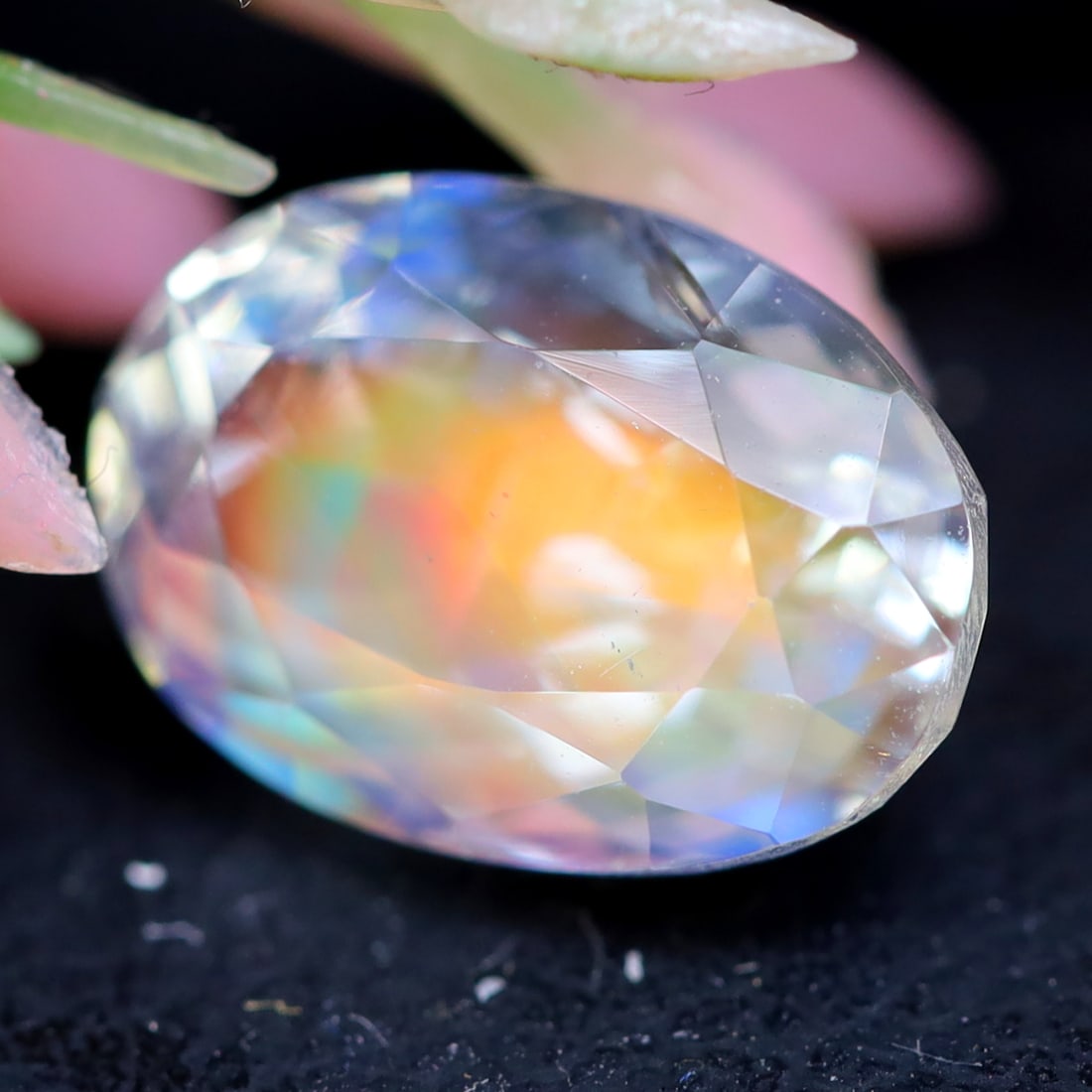 Madagascar Moonstone 2.34Ct Natural Flashy Ranbow Madagascar Moonstone for Jewelry: Ksmith Jewels Global Welcome to our auction house, today auction brought to you by Ksmith Jewels Global based in Penang, Malaysia specialize in all kinds of opal and color gemstone both in manufacturi