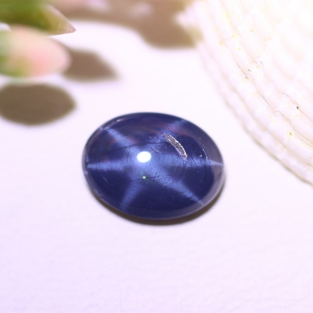 2.56Ct 6 Rays Blue Star Sapphire - Polished Cabochon: Ksmith Jewels Global Welcome to our auction house, today auction brought to you by Ksmith Jewels Global based in Penang, Malaysia specialize in all kinds of opal and color gemstone both in manufacturi