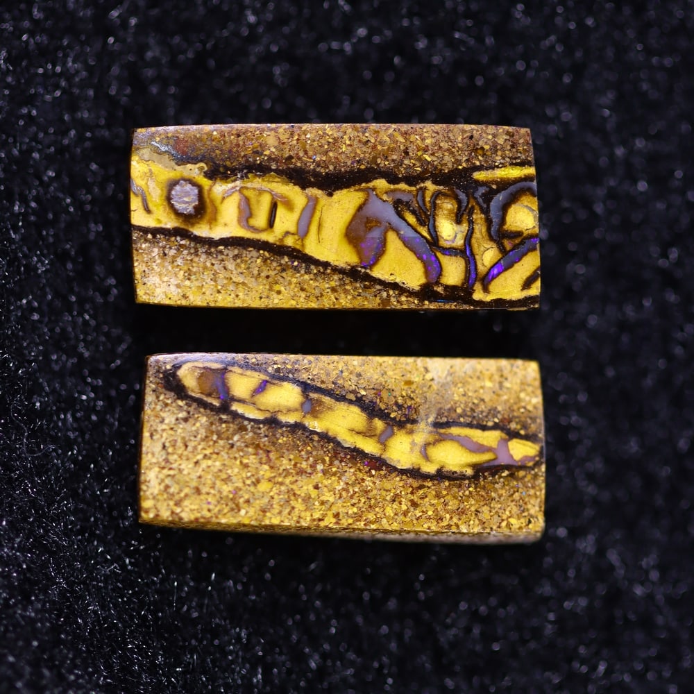 8.40Ct Koroit Boulder Opal Pair - Australian Opal (1 of 5)