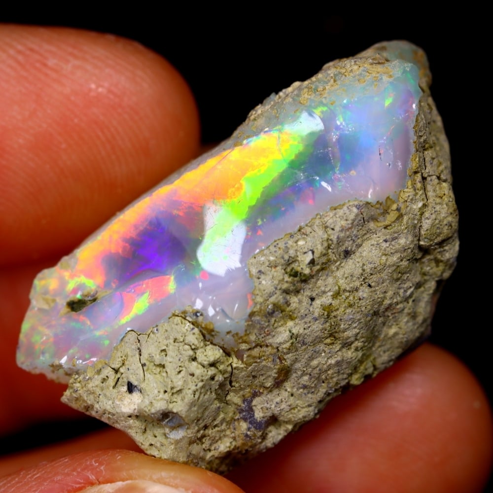 37Ct Rough Opal Specimen - Ethiopian Opal - Mineral Rough (1 of 5)
