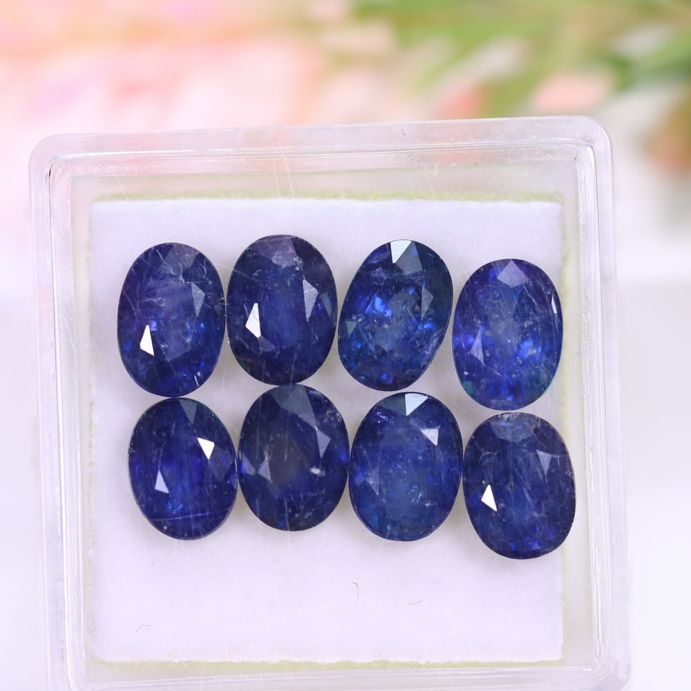 10.18Ct Blue Sapphire Set - Polished Faceted: Ksmith Jewels Global Welcome to our auction house, today auction brought to you by Ksmith Jewels Global based in Penang, Malaysia specialize in all kinds of opal and color gemstone both in manufacturi