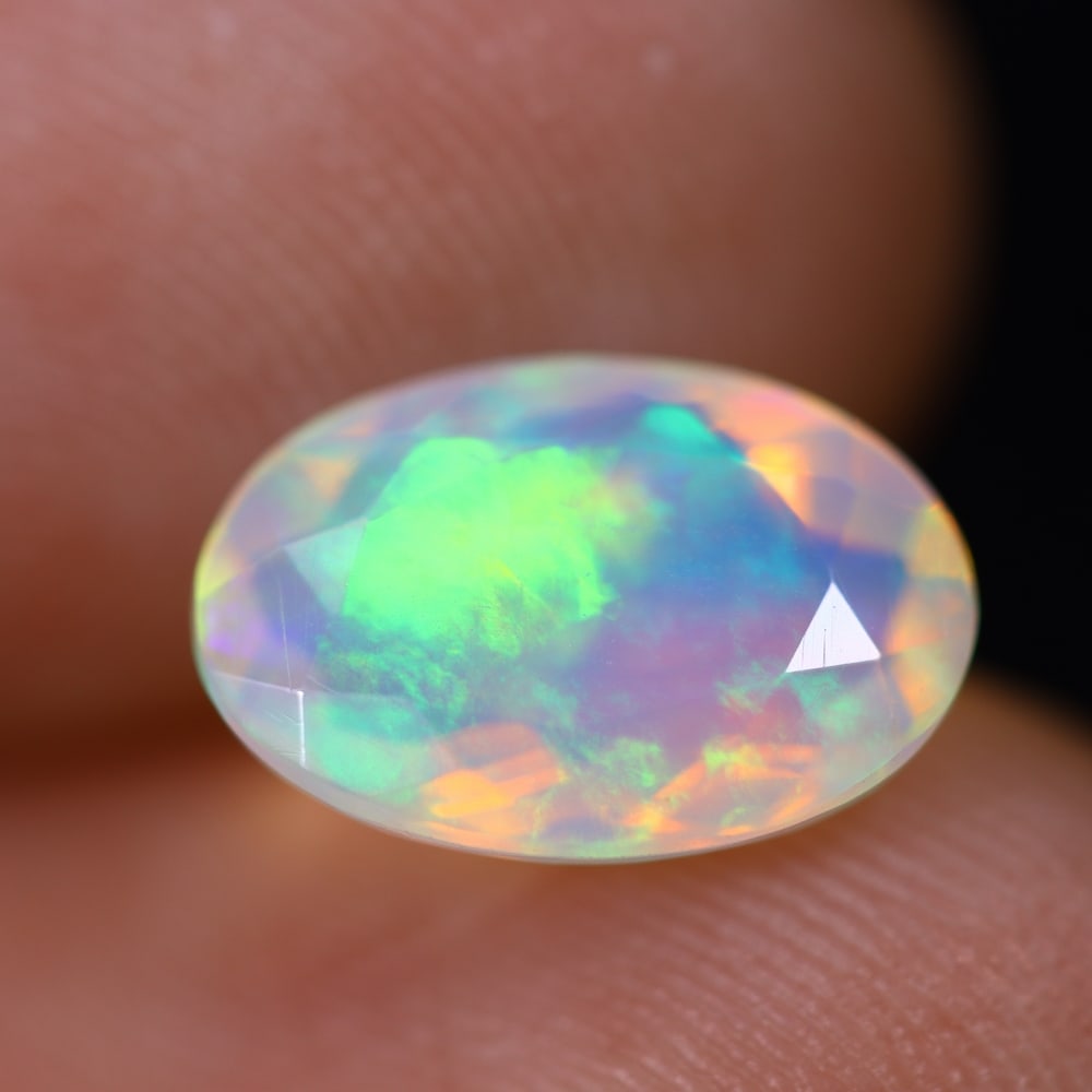 1.38Ct Welo Opal Faceted Polished - Ethiopian Opal: Ksmith Jewels Global Welcome to our auction house, today auction brought to you by Ksmith Jewels Global based in Penang, Malaysia specialize in all kinds of opal and color gemstone both in manufacturi
