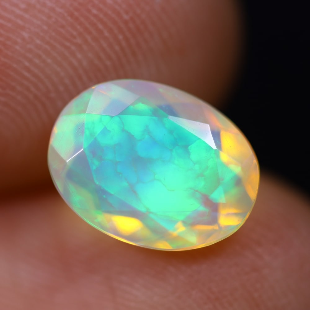 1.45Ct Welo Opal Faceted Polished - Ethiopian Opal: Ksmith Jewels Global Welcome to our auction house, today auction brought to you by Ksmith Jewels Global based in Penang, Malaysia specialize in all kinds of opal and color gemstone both in manufacturi