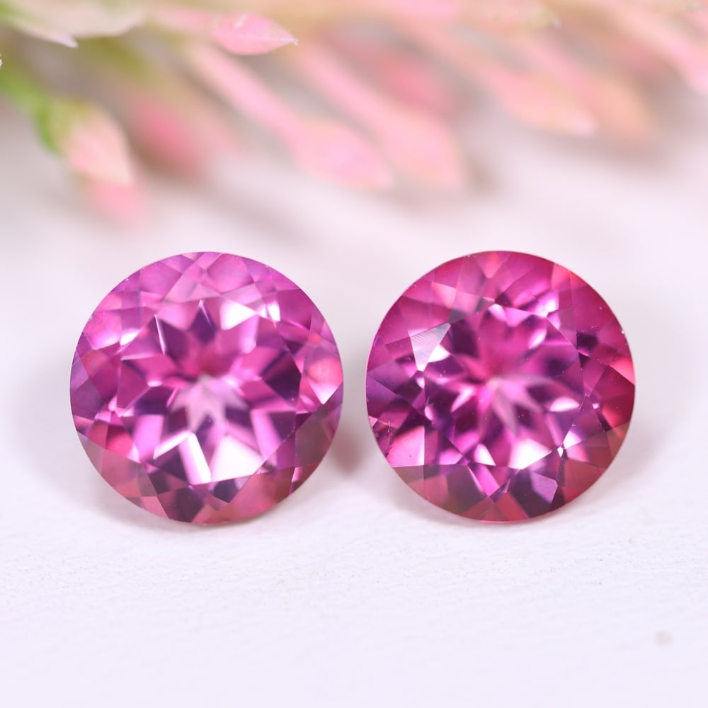 8.83Ct Pink Topaz Pair - Polished Faceted: Ksmith Jewels Global Welcome to our auction house, today auction brought to you by Ksmith Jewels Global based in Penang, Malaysia specialize in all kinds of opal and color gemstone both in manufacturi