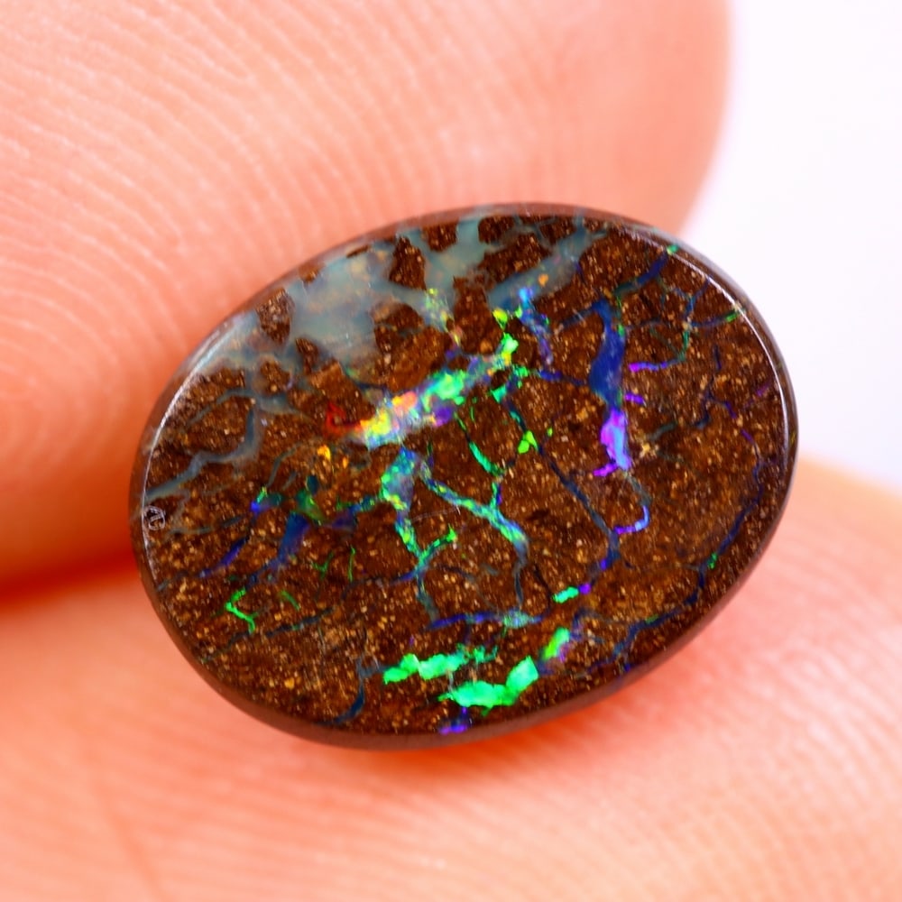 2.75Ct Matrix Koroit Boulder Opal Polished - Australian Opal - Oval Cabochon: Ksmith Jewels Global Welcome to our auction house, today auction brought to you by Ksmith Jewels Global based in Penang, Malaysia specialize in all kinds of opal and color gemstone both in manufacturi