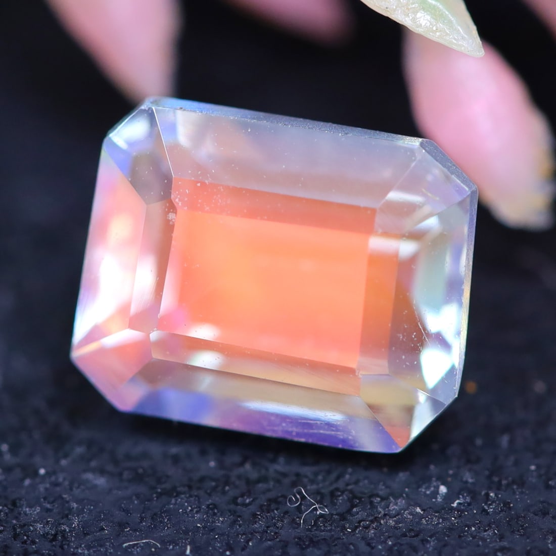 Madagascar Moonstone 1.87Ct Natural Flashy Ranbow Madagascar Moonstone for Jewelry: Ksmith Jewels Global Welcome to our auction house, today auction brought to you by Ksmith Jewels Global based in Penang, Malaysia specialize in all kinds of opal and color gemstone both in manufacturi