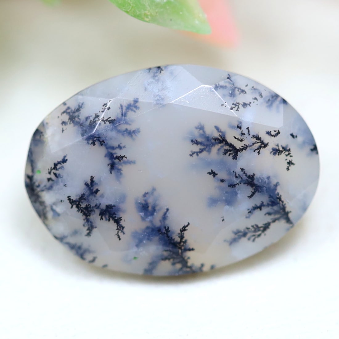 Dendrite Opal 2.09Ct Oval Cut Natural Faceted Dendrite Opal: Ksmith Jewels Global Welcome to our auction house, today auction brought to you by Ksmith Jewels Global based in Penang, Malaysia specialize in all kinds of opal and color gemstone both in manufacturi