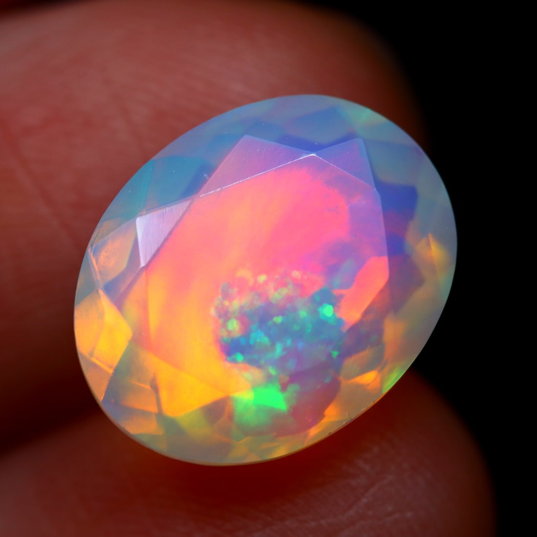 3.02Ct Natural Ethiopian Faceted Welo Opal - Ethiopian Opal: Ksmith Jewels Global Welcome to our auction house, today auction brought to you by Ksmith Jewels Global based in Penang, Malaysia specialize in all kinds of opal and color gemstone both in manufacturi