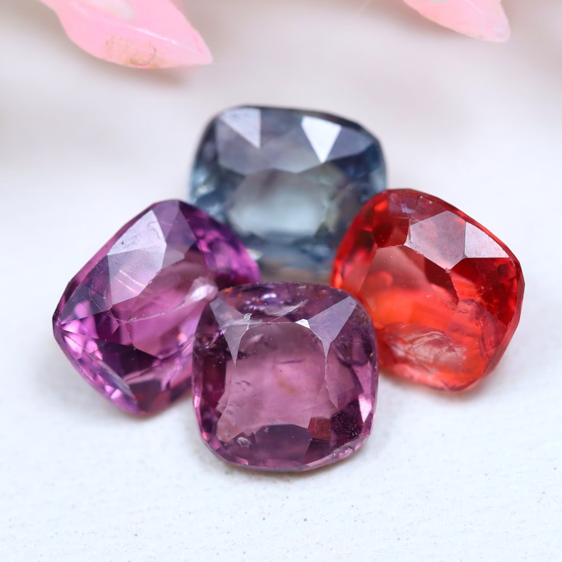 2.80Ct Natural Multi Color Cushion Burmese Spinel in Lot (1 of 2)