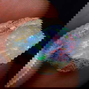 8.4Ct Rough Opal Specimen - Ethiopian Opal - Mineral Rough: Ksmith Jewels Global Welcome to our auction house, today auction brought to you by Ksmith Jewels Global based in Penang, Malaysia specialize in all kinds of opal and color gemstone both in manufacturi
