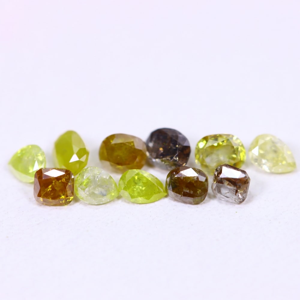 1.04ct 11pcs Unheated Fancy Diamond Lot - Natural Diamond, Loose Diamond: Ksmith Jewels Global Welcome to our auction house, today auction brought to you by Ksmith Jewels Global based in Penang, Malaysia specialize in all kinds of opal, diamond and color gemstone both in ma