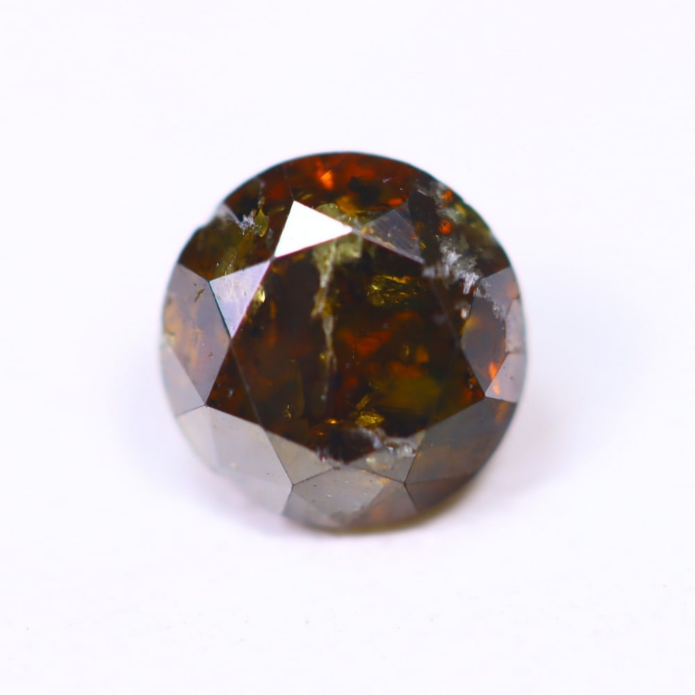 0.60ct Cognac Round Diamond 5.6mm - Natural Diamond, Loose Diamond: Ksmith Jewels Global Welcome to our auction house, today auction brought to you by Ksmith Jewels Global based in Penang, Malaysia specialize in all kinds of opal, diamond and color gemstone both in ma