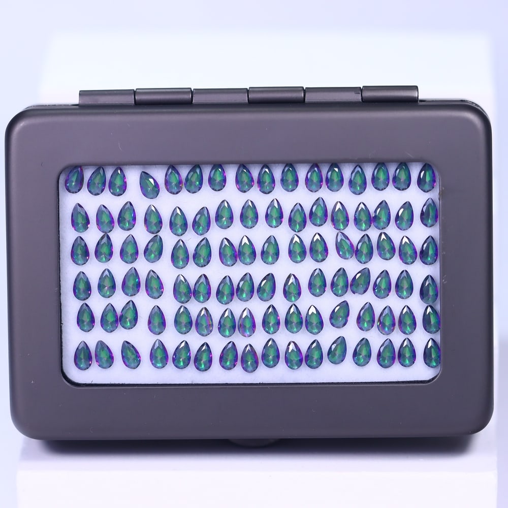 13.29Ct Mystic Topaz Set - Polished Faceted: Ksmith Jewels Global Welcome to our auction house, today auction brought to you by Ksmith Jewels Global based in Penang, Malaysia specialize in all kinds of opal and color gemstone both in manufacturi