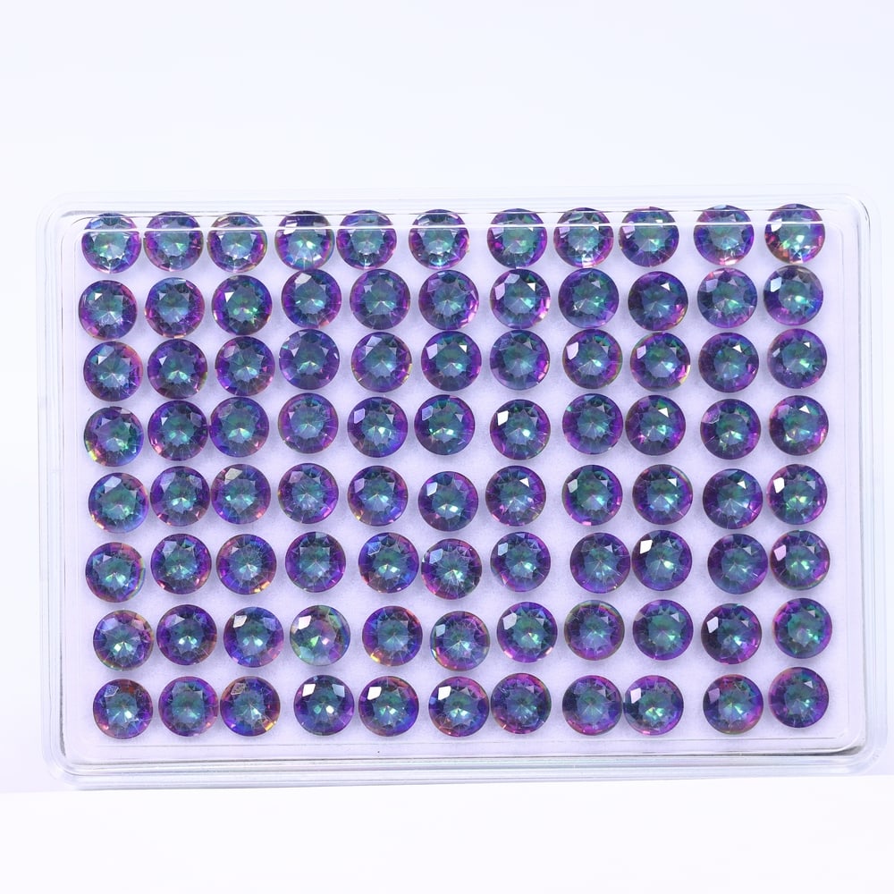 54.20Ct Mystic Topaz Set - Polished Faceted: Ksmith Jewels Global Welcome to our auction house, today auction brought to you by Ksmith Jewels Global based in Penang, Malaysia specialize in all kinds of opal and color gemstone both in manufacturi