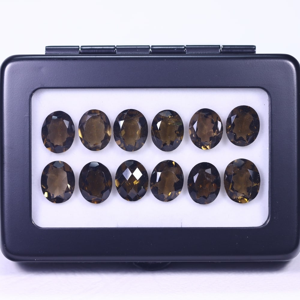 38.42Ct Smoky Quartz Set - Polished Faceted: Ksmith Jewels Global Welcome to our auction house, today auction brought to you by Ksmith Jewels Global based in Penang, Malaysia specialize in all kinds of opal and color gemstone both in manufacturi