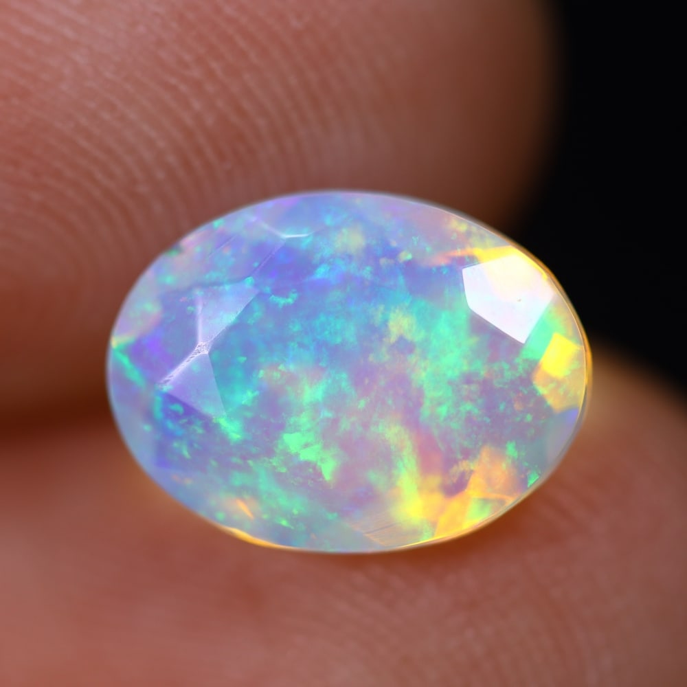 1.60Ct Welo Opal Faceted Polished - Ethiopian Opal: Ksmith Jewels Global Welcome to our auction house, today auction brought to you by Ksmith Jewels Global based in Penang, Malaysia specialize in all kinds of opal and color gemstone both in manufacturi